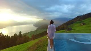 MUST SEE LUXURY HOTEL Incredible villa honegg Switzerland dji phantom 3 drone video