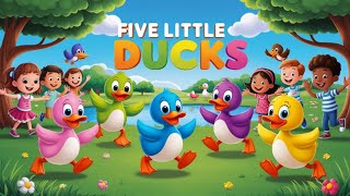 "🦆 Sing Along! Five Little Ducks + Fun Nursery Rhymes | Joyful Kids’ Music Adventure!"