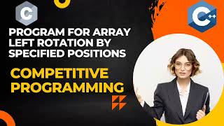 Method 2:- C++ Program For array left rotation by Specific Postion #dsa #progam #practice #question