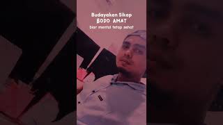 budayakan sikap bodo amat biar mental tetap sehat