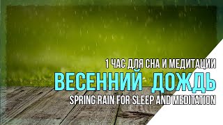 Дождь в городе. Звуки Живого Дождя для Сна и Медитации. Live Rain Sounds for Sleep and Meditation.