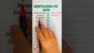 Gentilicios de Asia☑️