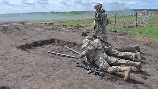 Fox Troop Combined Arms Blank Fire Exercise.