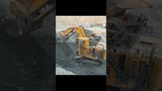 heavy equipment biggest komatsu pc 4000 and loading truck ] #shorts #viral😱