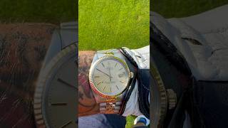 Golfing With My Vintage Rolex Datejust #golf #datejust #rolex #16013 #golfer