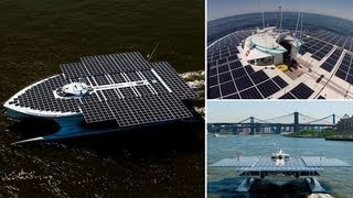 WATCH  World's largest SOLAR boat powered by 809 panels