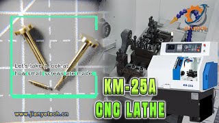 Ldeal for batch processing of small parts KM-25A CNC Lathe