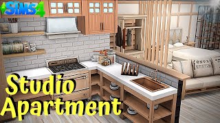 Studio Apartment Renovation! 💛 || Sims 4 Speed Build || No CC || No Mods