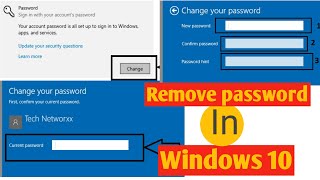 How to remove Password from Windows 10 || Remove password from windows 10 local account