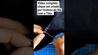 COSTURA INVISÍVEL.