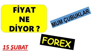 FOREX ANALİZ / 15 ŞUBAT ( Foreks Haftalık Mum Çubuk Analizi / Forex Price Action Teknik Analiz )