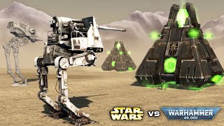 STAR WARS vs WARHAMMER 40K: Galactic Empire vs Necrons - Men of War: Assault Squad 2