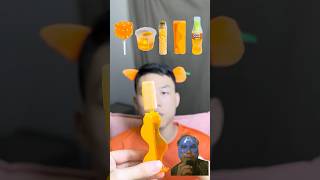 permen serba jeruk😱🤔🥰😘 #mukbang #munchingorange #funny #food #eating #challenge #asmr #short