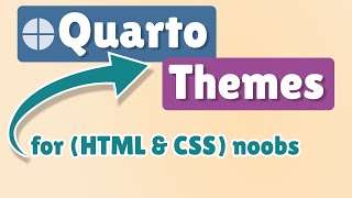 How to style your Quarto docs without knowing HTML & CSS