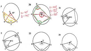 Circle Theorems Prep