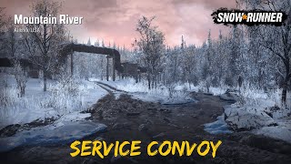 SnowRunner | Service Convoy | Mountain River Alaska, USA