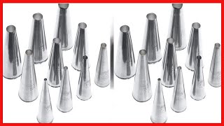 Great product -  Ateco 810 - 10 Piece Plain Tube Set, Stainless Steel Pastry Tips, Sizes 0 - 9