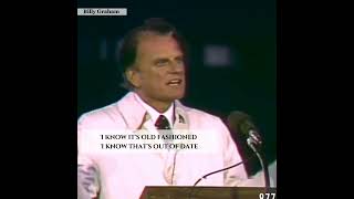 God doesn't change his nature to accommodate Himself to your sins | Billy Graham short msg #shorts