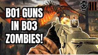 BO1 GUNS IN BO3 ZOMBIES (BO3 Zombies BO1 Weapons Pack Mod on Gorod Krovi)