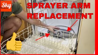 Fix a Frigidaire dishwasher spray arm