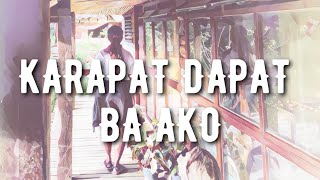 Spoken Poetry • Tagalog • Karapat dapat ba ako?