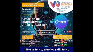 WEBINAR: CREACIÓN DE DIAPOSITIVAS CON INTELIGENCIA ARTIFICIAL 19.07.24