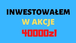 Inwestowanie na giełdzie. Inwestycję w akcje. Inwestuje w spółki amerykański rok czas,  Rezultaty