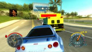 Need for Speed Undercover (PS2) - Driver Job / Wreck: Police Van / Nissan Skyline GTR R34