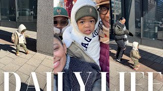 toddlers first haircut, dads bday in georgetown, loveevery delivery! | VLOG