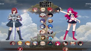 Fairy Tail Mugen 2020 + Character Selection Screen - Gameplay