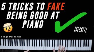 5 TRICKS to FAKE Being Good at Piano (Easy!)