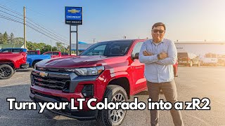 TURN YOUR 2023 CHEVY LT COLORADO INTO A ZR2 FOR $1500 | POWERTRAIN BREAKDOWN | COLORADO HACK