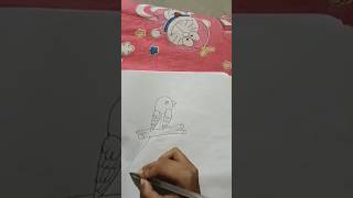 How to draw parrot 🦜 with number.............22 #draw #parrot #shorts #reels #vairal #trending #love