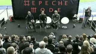 depeche mode pressconferance  Berlin 06.10.2008