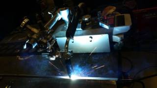 Semi-automatic MIG welding