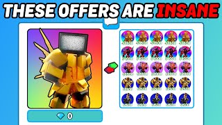 What Will People Offer For The SOLAR FLARE TV MAN?? (Toilet Tower Defense)