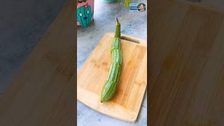 Ridge Gourd Pakora🔥Ridge Gourd Bajji☘️Snacks #shorts #shortsfeed #tinarrannabari #tasty #viralvideo