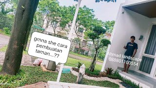 cara pembuatan taman depan rumah#tamanrumah#tamanminimalis#renovasitaman#landscape#shorts