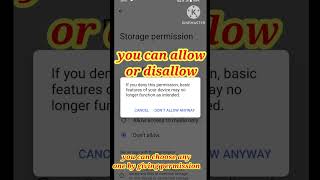 how to set up the permission management in mobile or p.c. mobile mein Kaise file ki permission .how.