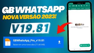 ATUALIZOU! WHATSAPP GB ATUALIZADO COM NOVAS FUNÇÕES INCRÍVEIS - Ant-ban