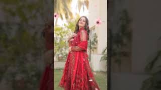 aiman muneeb butt in red dress