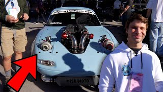 This "fake" Lamborghini engine swap Miata caused an uproar at SEMA 2024...