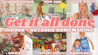 GET IT ALL DONE | INDOOR + OUTDOOR CLEAN WITH ME | ALL DAY EXTREME CLEANING MOTIVATION | MarieLove