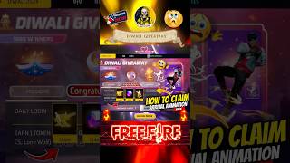 Diwali Lucky Draw Event | Diwali Giveaway Event Complete Kaise Kare | Free Fire New Event #shorts