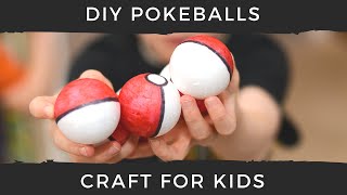 DIY Pokeballs for Kids