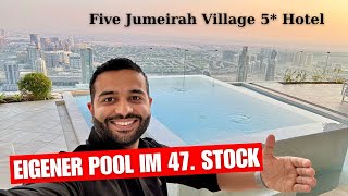 Tour durch die Sky Villa im Five Jumeirah Village Hotel Dubai