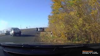 Видео смертельного ДТП в Бобровском районе Воронежской область 19.10.2014 г.