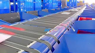 Parcel Sorting conveyor #conveyor #logistics