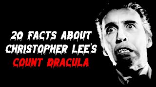 20 Facts About Christopher Lee's Count Dracula  | Horror Facts