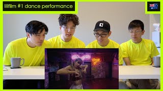 LILI's FILM #1 - LISA Dance Performance Video REACTION | MINION BOYS REACT